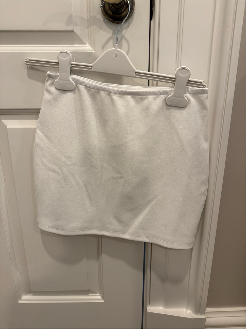 Classic White Mini Skirt - Women's Casual Staple